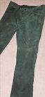 Vintage Levi's Green Corduroy Flared Pants Talon Size 38