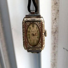 Vintage Art Deco Elgin  1/40  10k  RGF 15 Jewel Ladies Manual Wind Watch - Works