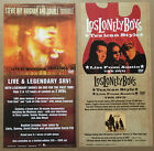 New ListingSTEVIE RAY VAUGHAN & LOS LONELY BOYS Double Sided PROMO POSTER FLAT For Live CD