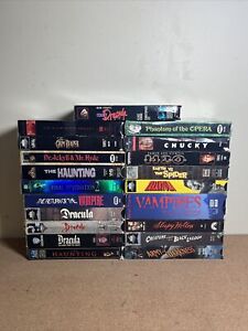 Horror VHS Lot Of 20 Various Titles