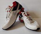Nike Shox  Men's Size 10 Running Shoes White/Red/Black