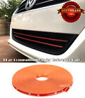 Orange TPE Rubber Overlay Trim Cover For Hyundai Kia Upper Lower Grille Air Dam (For: 2013 Kia Soul)