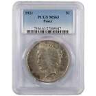 1921 High Relief Peace Dollar MS 63 PCGS Silver $1 Coin SKU:I10893