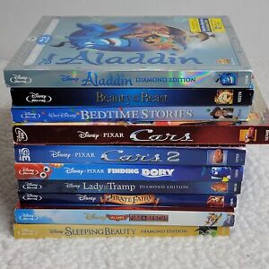 Lot Of 10 Disney/Pixar Classics Blu-ray w/ slipcovers / Most with DVD Combo