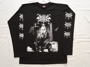 SATANIC WARMASTER Long sleeve shirt (L) Black Metal Darkthrone Immortal Ulver