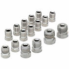 Eastwood 16 Pieces Stainless Steel Fitting Set For 3/16 inch Tubing Brake Line