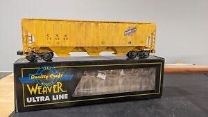 Weaver Ultraline C&NW Chicago & Northwestern PS-2 CD Grain Hopper Car #753862