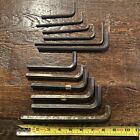 Allen Key Hex Wrench Set Large/Long sizes Lot of 12 Keys 1/2” Wide 7” Long