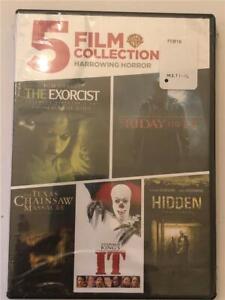 NEW 5 Film Collection: Harrowing Horror (DVD, 2016) Exorcist, It, Hidden, Friday