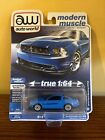1/64 AutoWorld 2012 Ford Mustang GT/CS Diecast Model Car Grabber Blue AWSP112 A