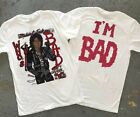 1987 Michael Jackson Who's Bad Tour Concert T-Shirt, Michael Jackson BAD Sweatsh
