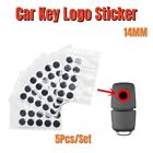 5Pcs/Set Car Remote Key Crystal Logo Sticker 14MM for Key DIY KD/XHORSE VVDI Rem