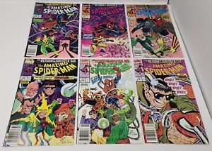 AMAZING SPIDER-MAN #s 334-339 COMPLETE RETURN OF THE SINISTER SIX 6 Issue Run