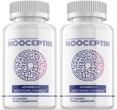 Nooceptin Nootropic Pills - Nooceptin Supplement For Brain Health - 2 Pack
