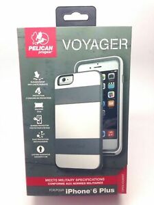 Pelican VOYAGER Rugged Case&Clip Apple iPhone 6+ Plus iPhone 6s+ Plus White/Gray