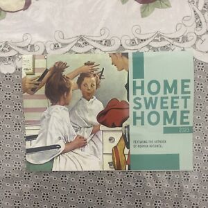 Home Sweet Home Norman Rockwell 2023 Calendar - Year 2023 - Free Shipping !!