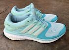 Adidas Energy Boost Women’s Size 9 Running Shoes Sneakers Mint Light Green