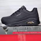 Size 6 D (Wide) - SKECHERS Uno Stand on Air - Womens - Black Gold
