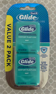 GLIDE Pro Health Oral-B Dental Floss Comfort Plus Mint 43.7 yd Per Unit 2 Pack