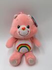 New Listing2002 Cheer Care Bear Plush Stuffed Animal Pink Rainbow 8