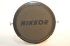 Nikon 52mm lens cap Nikkor Chrome buttons German market Nippon Kogaku Vintage