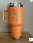 Tito’s vodka yeti 35   Oz straw mug orange limited edition