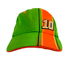 Danica Patrick Hat  Womens #10 Green/Orange Stewart-Hass NASCAR Cap Size Small