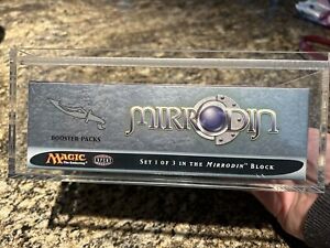 MTG MIRRODIN New Sealed BOOSTER BOX Magic The Gathering English In Acrylic Case!