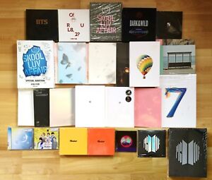 OFFICIAL 100% BTS Album CD / DVD with Photocard of Choice (2013 - 2022)