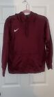 Nike MEN'S NIKE THERMA PULLOVER HOODIE Size Small NWT Maroon