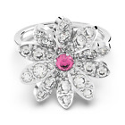 Swarovski Eternal Flower ring Flower, Pink, Mixed metal finish 60/ 9 USA