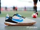 Nike Streetgato White/Blue Mens Sz 7 Indoor Soccer Shoes Low Top DC8466 143 NEW