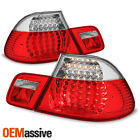 For 2003-06 BMW E46 325Ci 330CI M3 Coupe Model Red Clear LED Tail Brake Lights
