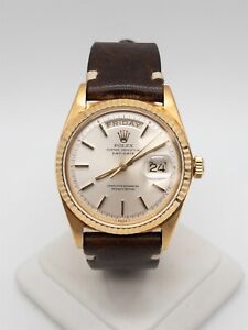 Estate $20,000 Rolex 1803 President Mens 18k Yellow Gold Watch SERVICED