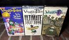 VHS VeggieTales Lot- Toy That Saved Christmas, Ultimate Silly Song, Dave & Giant