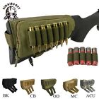 Tactical Buttstock Shell Rifle Cartridge Holder Ammo Pouches Gun Bullet Carrier
