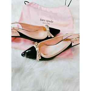 New ListingKate Spade Black and Pink Pump Kitten Heels Size 9 Womens