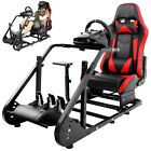 New ListingHottoby Racing Simulator Cockpit Stand with Red Seat fit Logitech G29 G920 G923