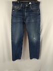 Vintage Levi's 505 Regular Fit Straight Blue Jeans 90s RedTab 34x32 Made in USA