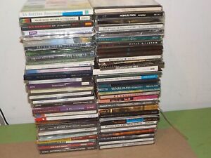 Huge Lot of 70 Rare Music CD's in Cases w/ All Genres, Rock, Rap Nice! O67