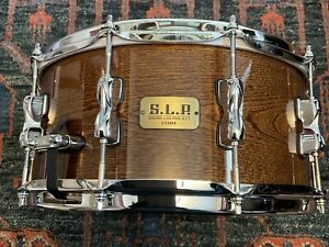 Tama S.L.P. Limited Edition G-Hickory 6.5×14 Snare Drum Gloss Natural Elm