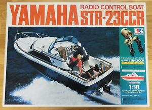 MITSUWA YAMAHA STR-23CCR CABIN CRUISER RADIO CONTROL BOAT 1:18 sealed inside
