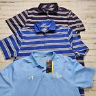 3 Golf Polo Shirt Lot - Men's XL - All UNDER ARMOUR Multicolor Wicking NICE