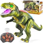JOYIN Robot Dinosaur Toy Kids Boys 3+ Big Trex Dinosaur Toy with Light Realistic