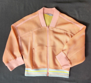 Stella McCartney Adidas Women's Oversized Cropped Sport Jacket Full Zip Sz S