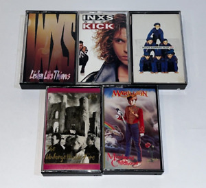 Pop Rock Cassette Lot of 5 INXS U2 Marillion 80s 90s
