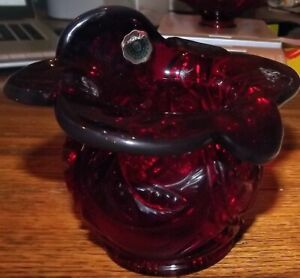 Westmoreland Ruby Red Jack in the Pulpit vase 4
