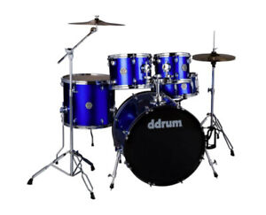 ddrum D2 5pc Drum Kit w/ Cymbals - Cobalt Blue - Used