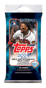 2024 Topps Series 1 Baseball Value Fat Jumbo Pack 36 Cards Factory Sealed