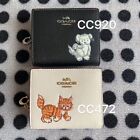 New Coach CC472 Snap Wallet&card holder With Dancing Kitten Cat